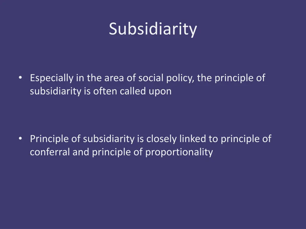 subsidiarity