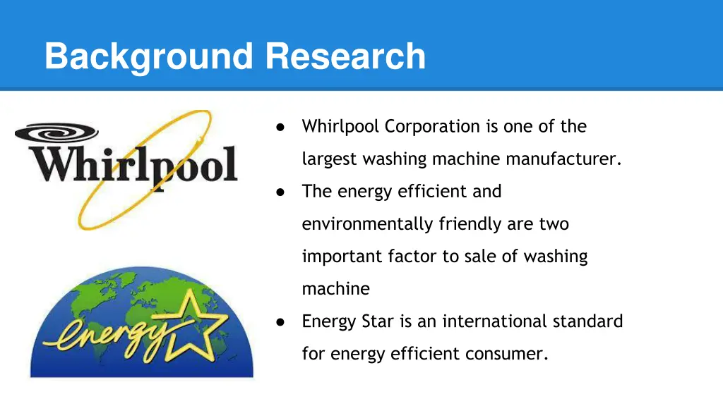 background research