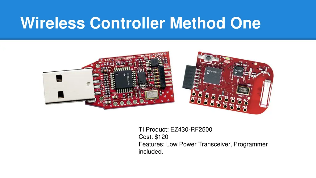 wireless controller method one