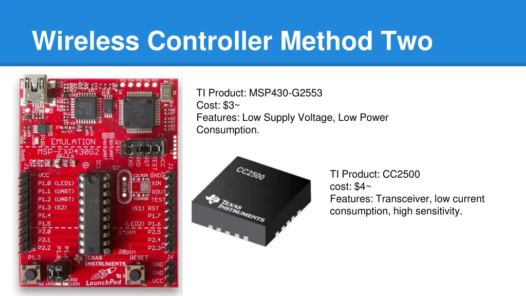wireless controller method two
