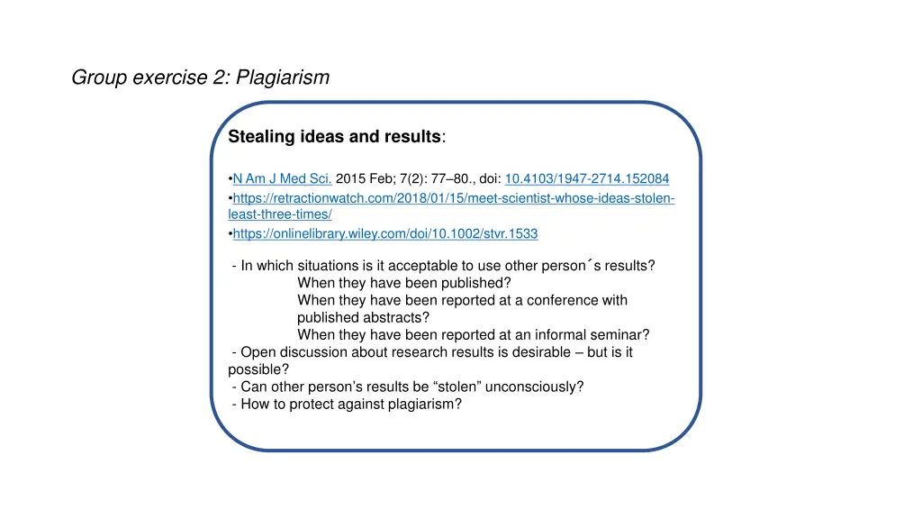 group exercise 2 plagiarism