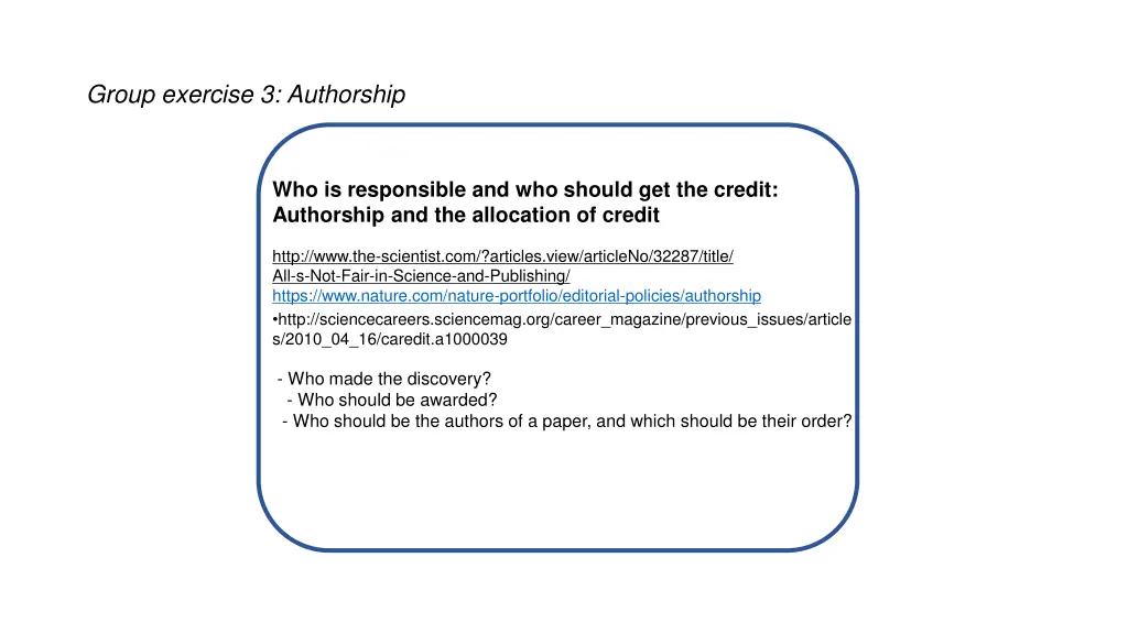 group exercise 3 authorship