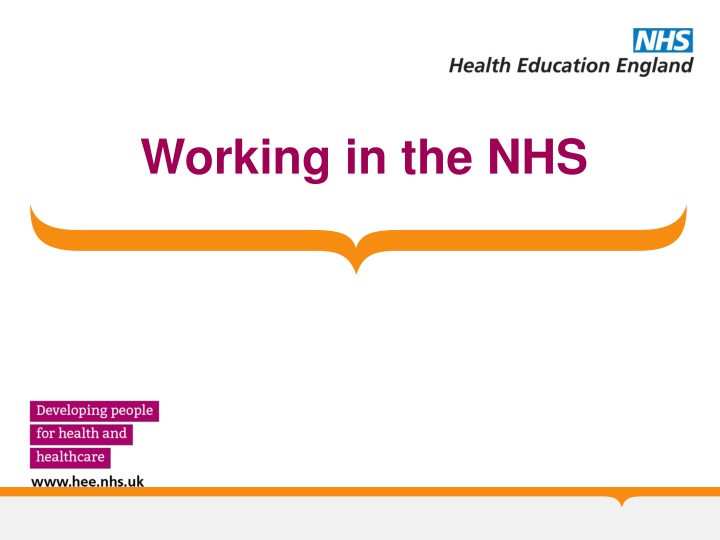 working in the nhs