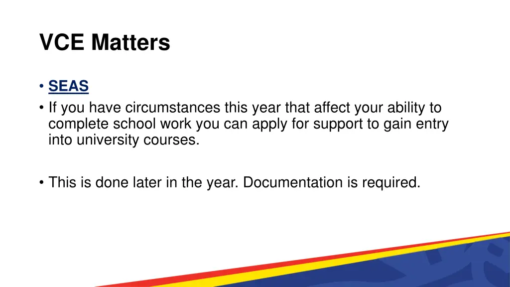 vce matters 2