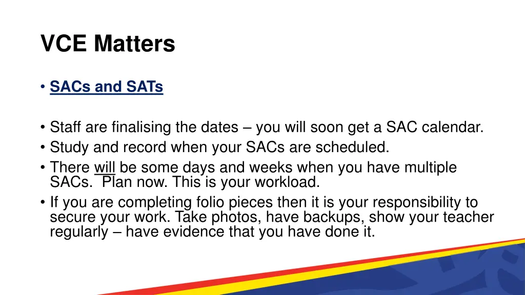 vce matters 6