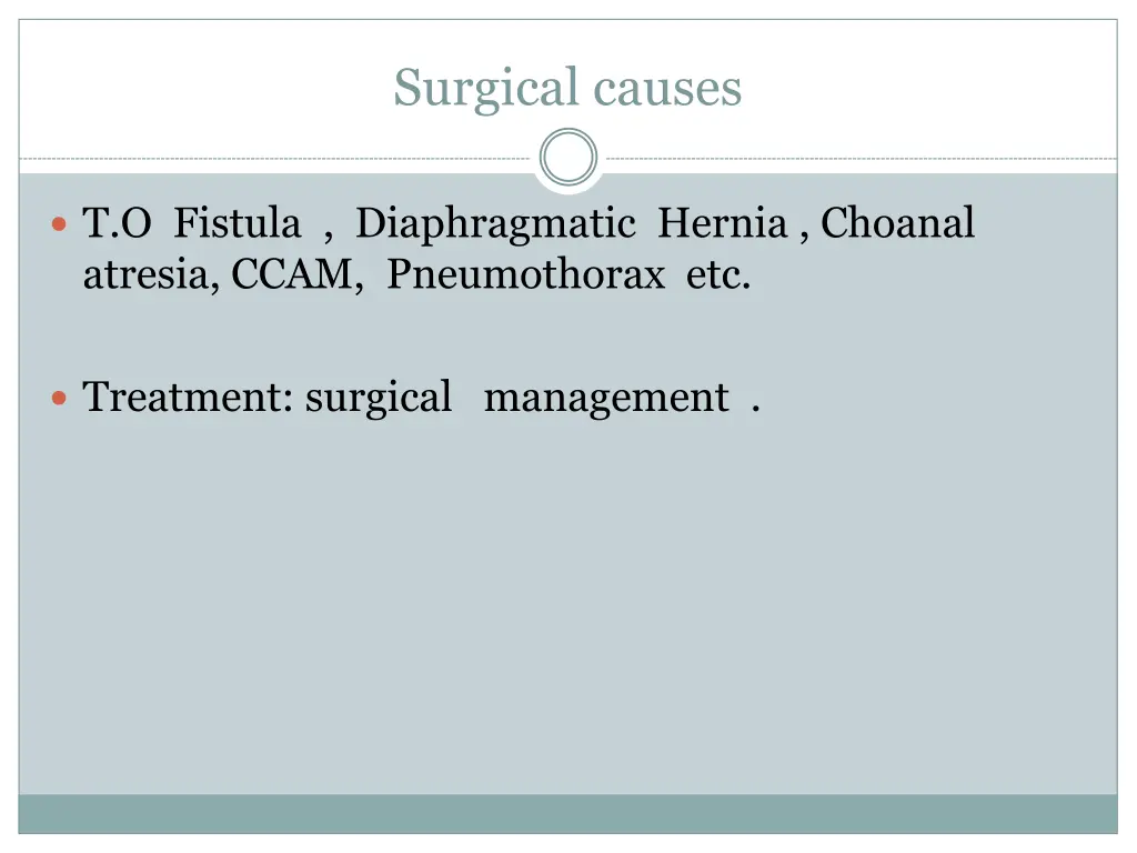 surgical causes