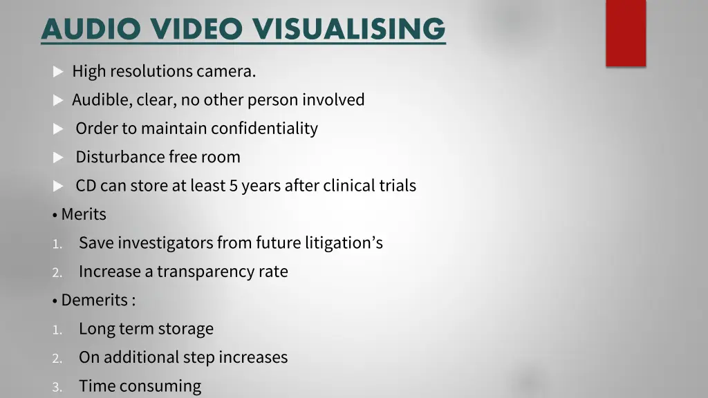 audio video visualising