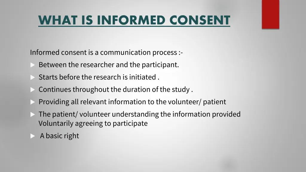 what is informed consent