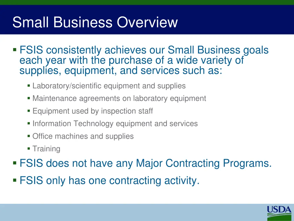 small business overview
