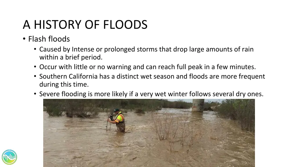 a history of floods flash floods caused