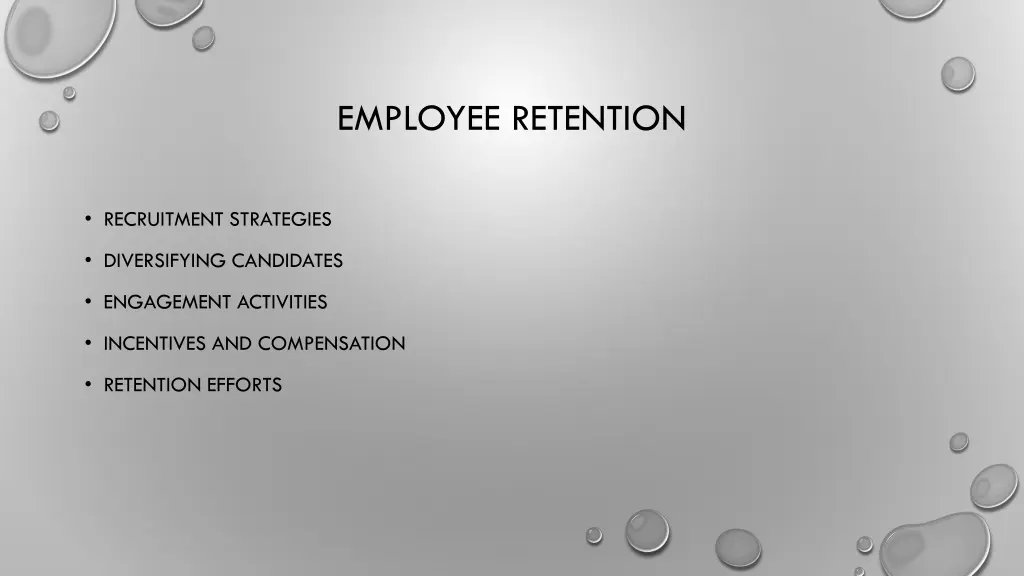 employee retention