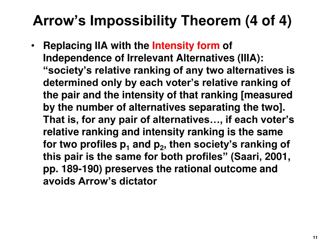 arrow s impossibility theorem 4 of 4