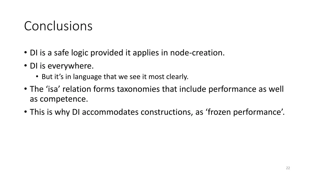 conclusions
