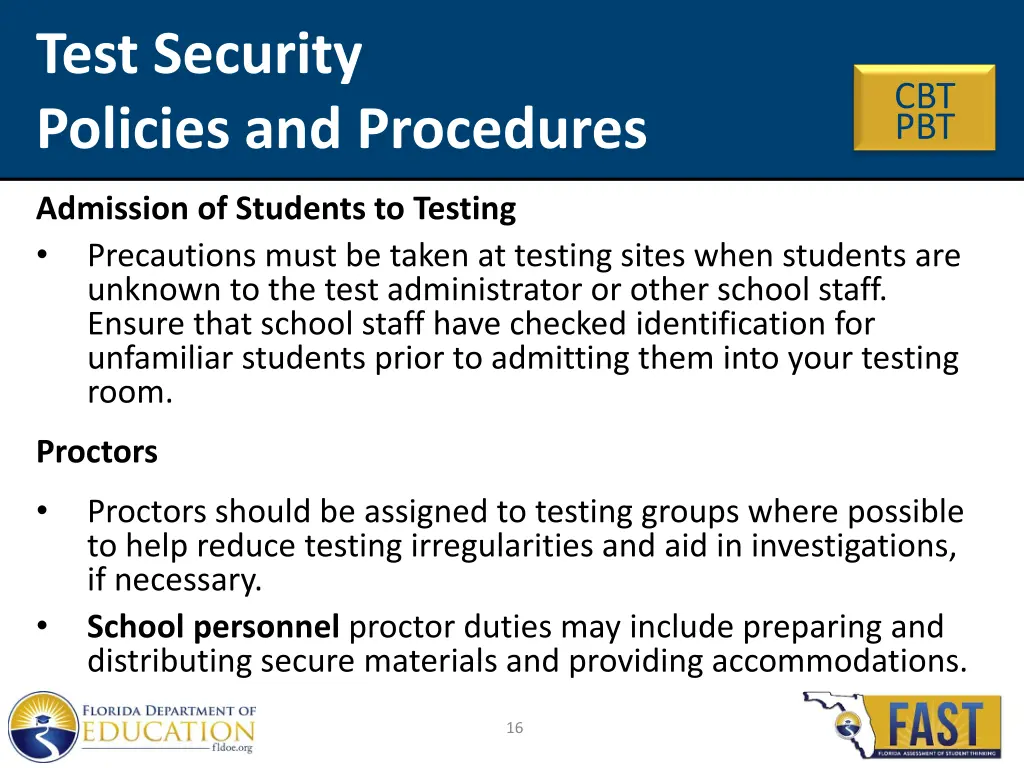 test security policies and procedures 5