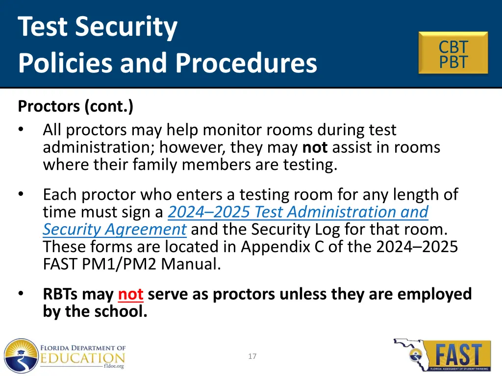 test security policies and procedures 6