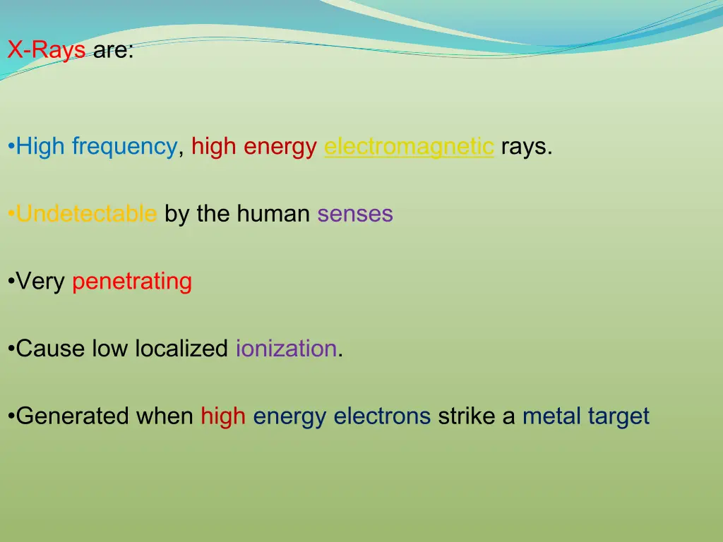 x rays are