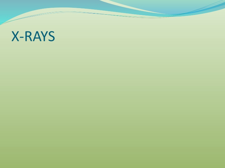 x rays
