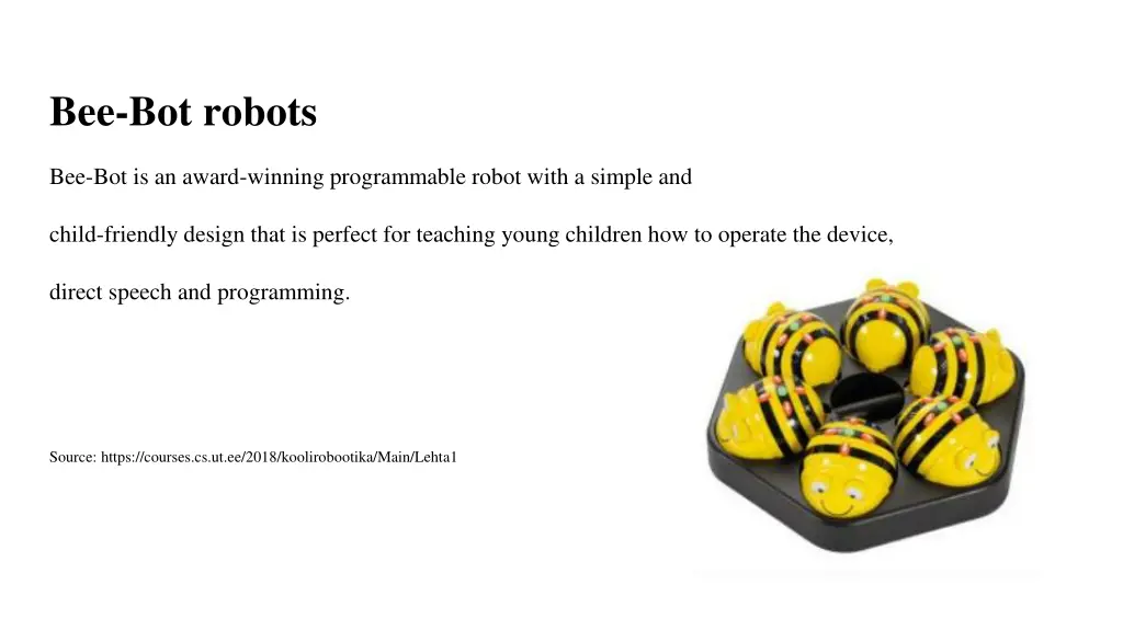 bee bot robots