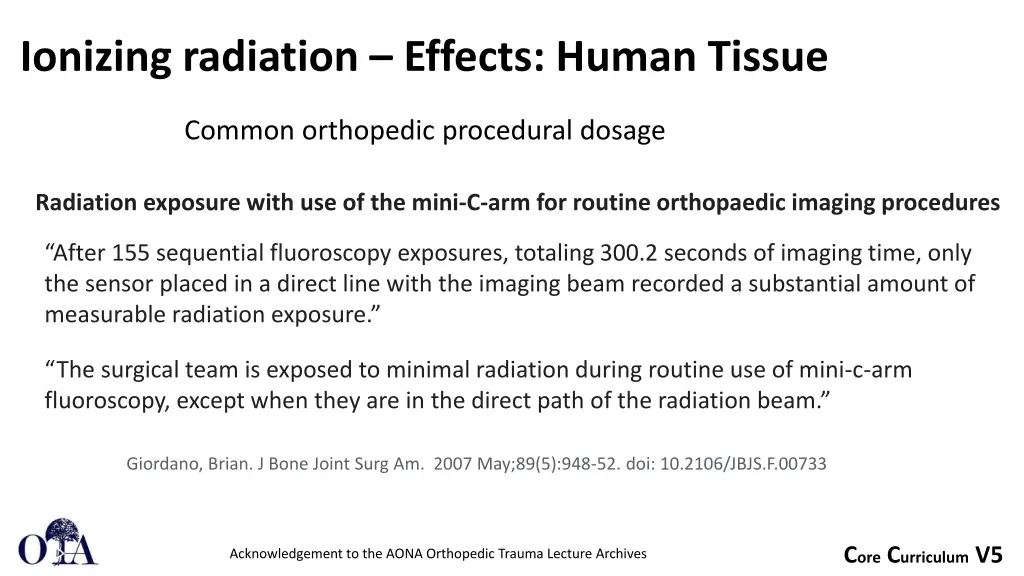 ionizing radiation effects human tissue 4
