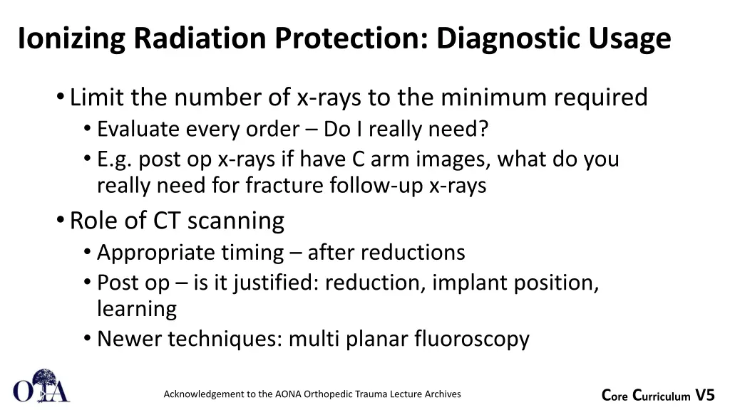 ionizing radiation protection diagnostic usage