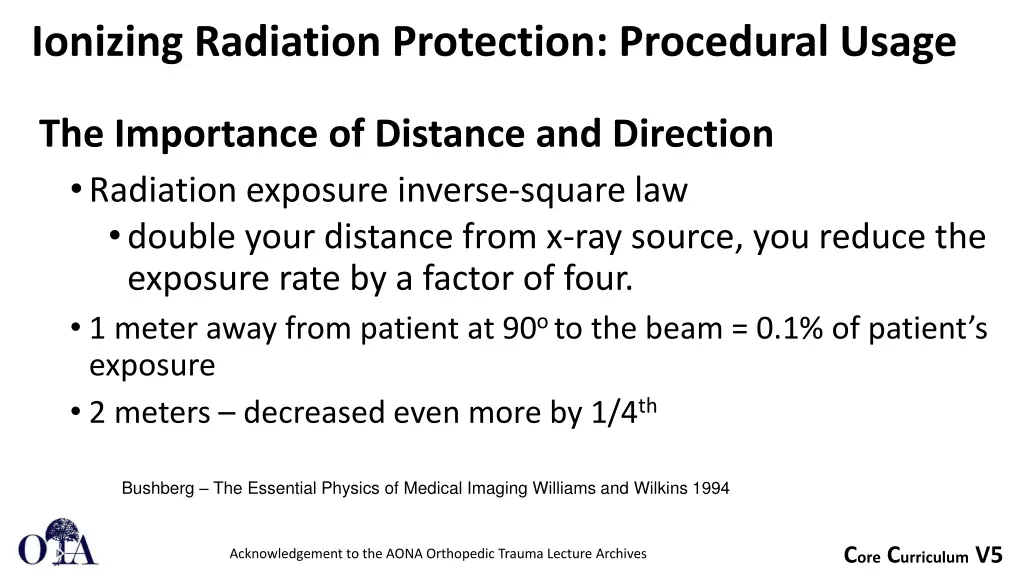 ionizing radiation protection procedural usage 1