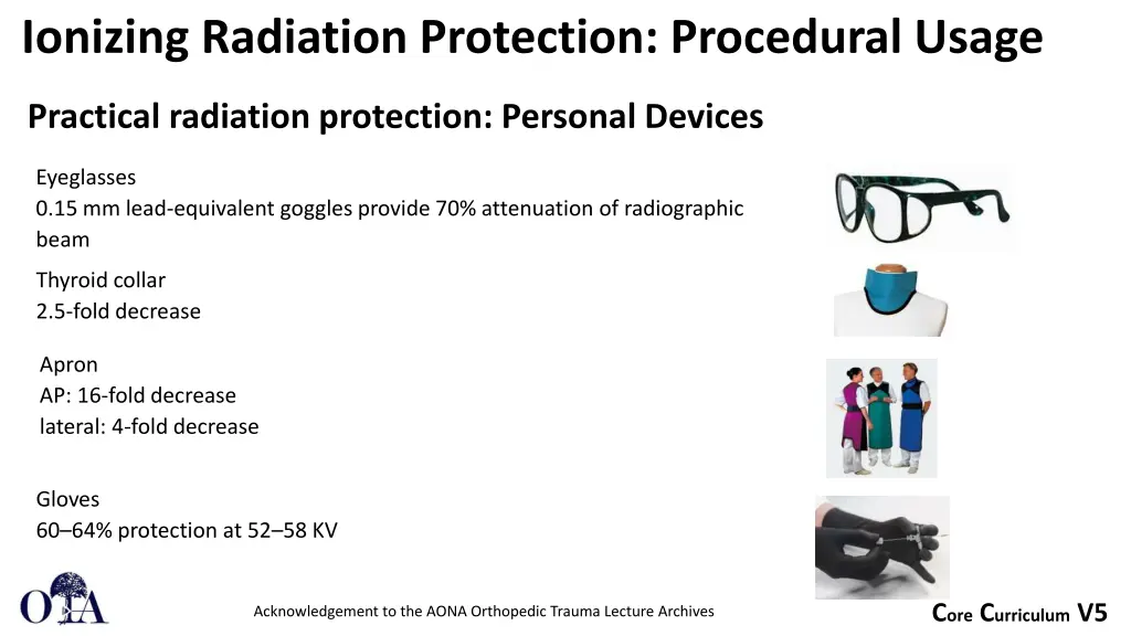 ionizing radiation protection procedural usage 16