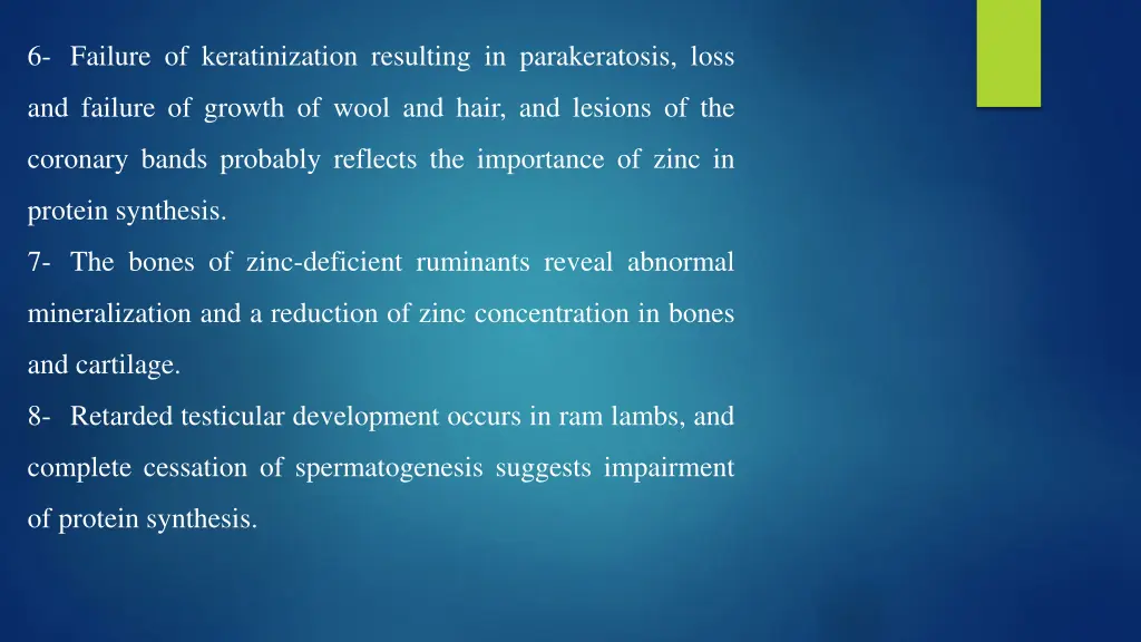 6 failure of keratinization resulting