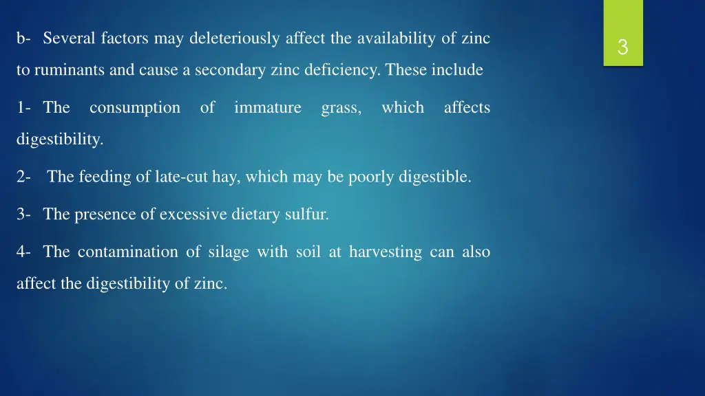 b several factors may deleteriously affect