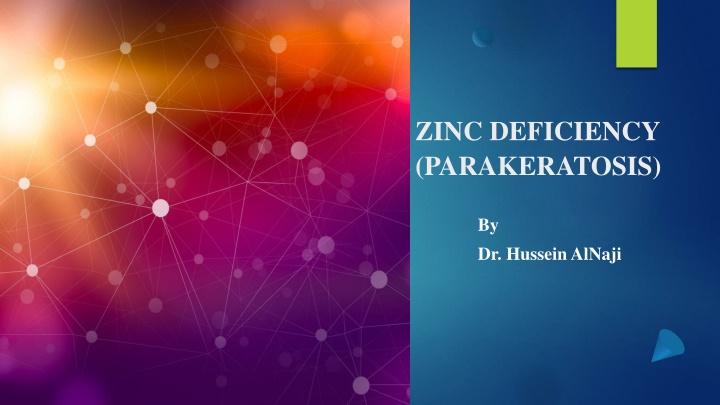 zinc deficiency parakeratosis