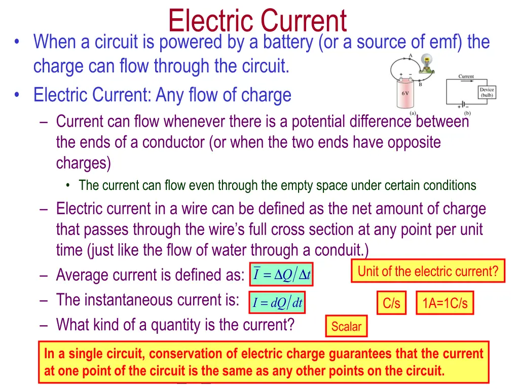 electric current