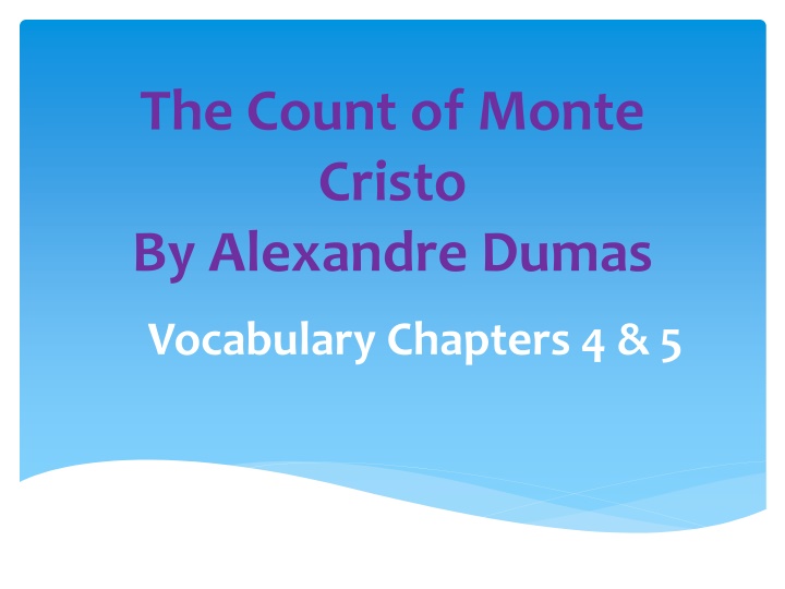 the count of monte cristo by alexandre dumas