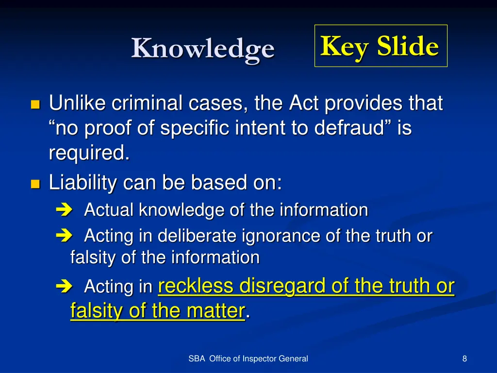key slide
