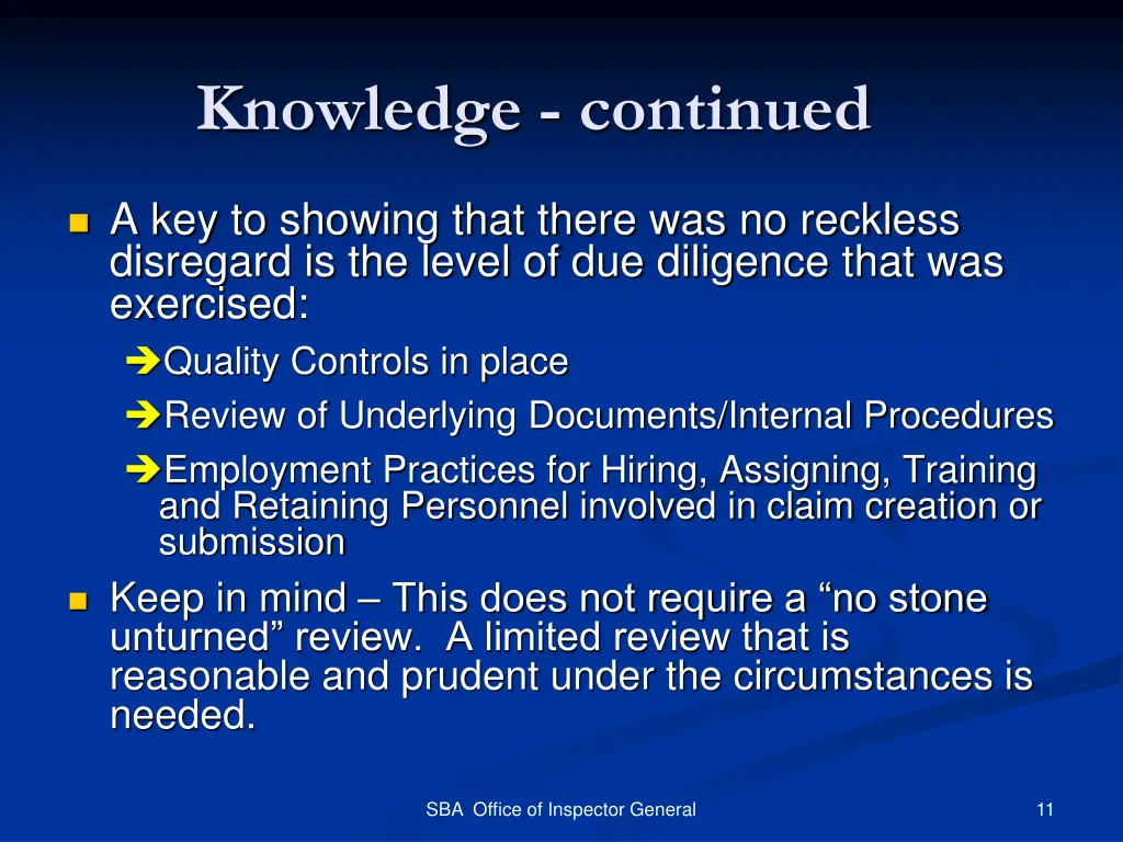 knowledge continued 2