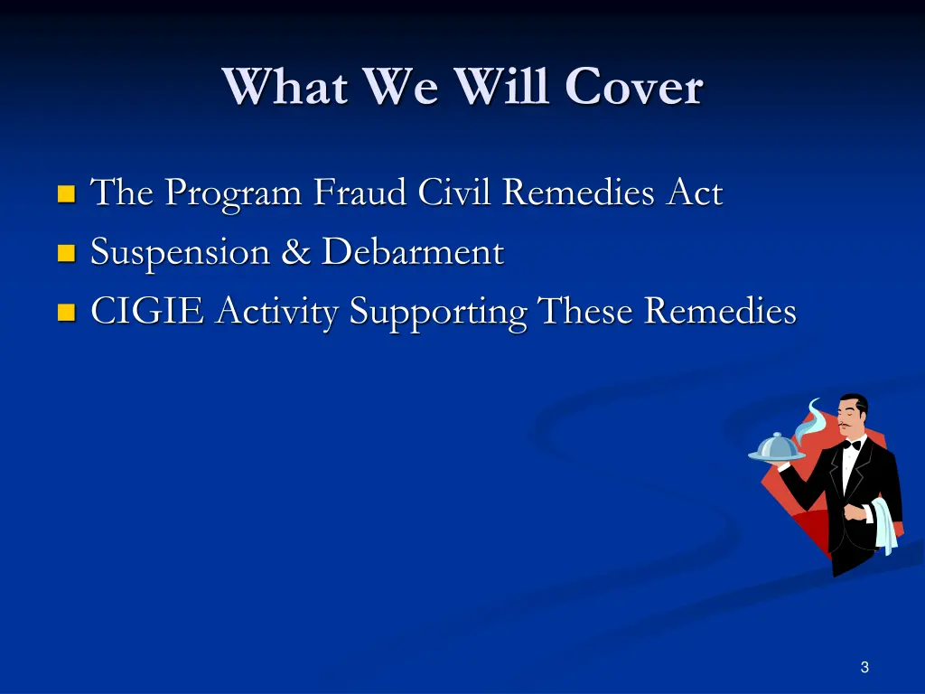 what we will cover
