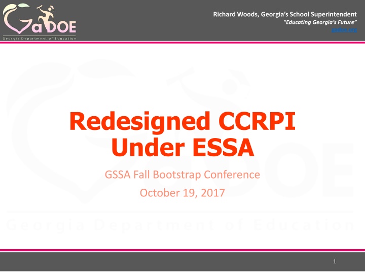 richard woods georgia s school superintendent