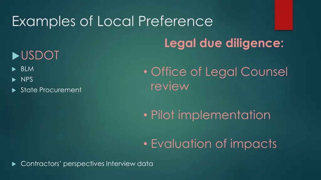 examples of local preference 1