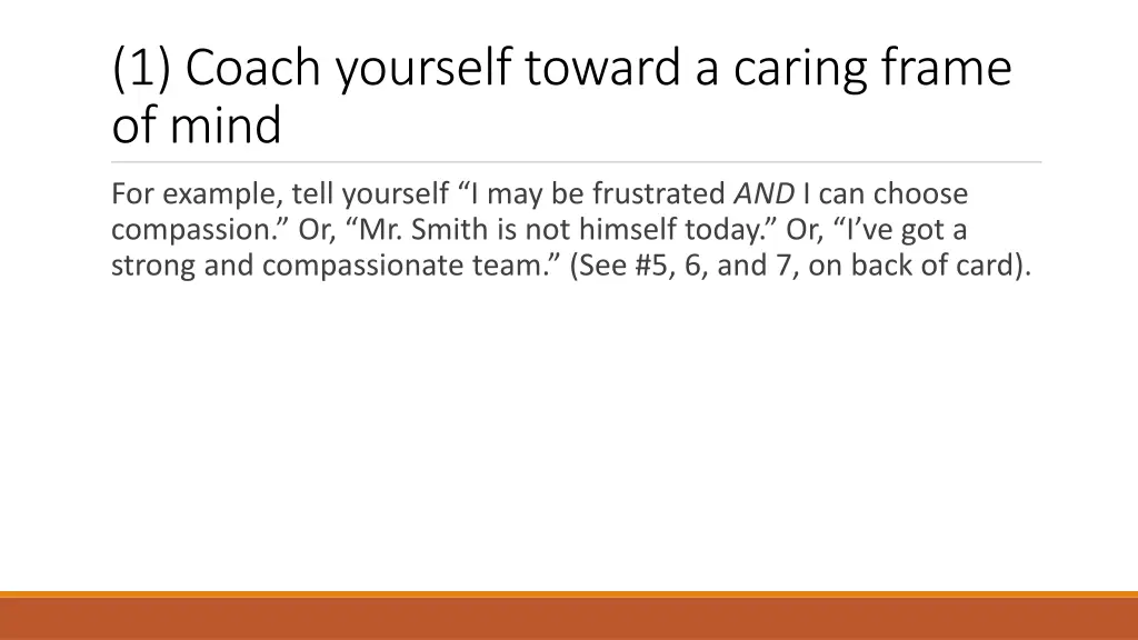 1 coach yourself toward a caring frame of mind