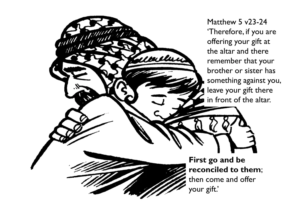 matthew 5 v23 24 therefore if you are offering