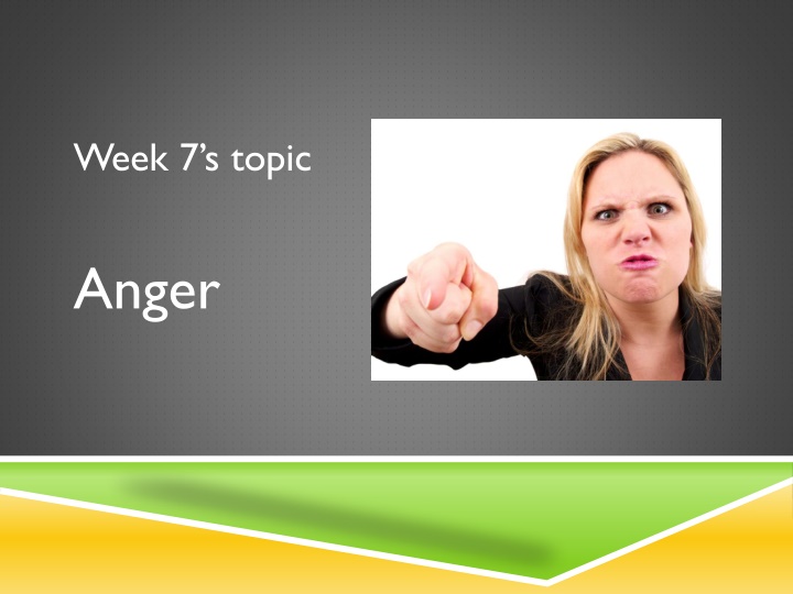 week 7 s topic