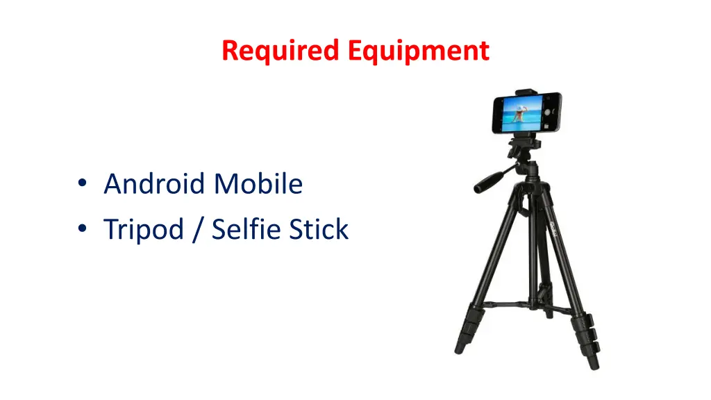 required equipment