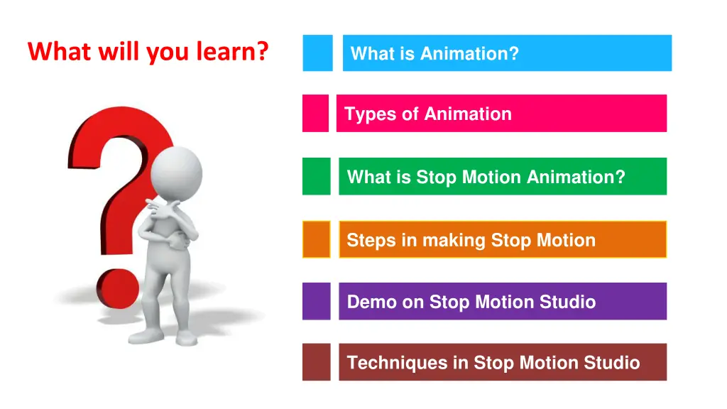 what will you learn