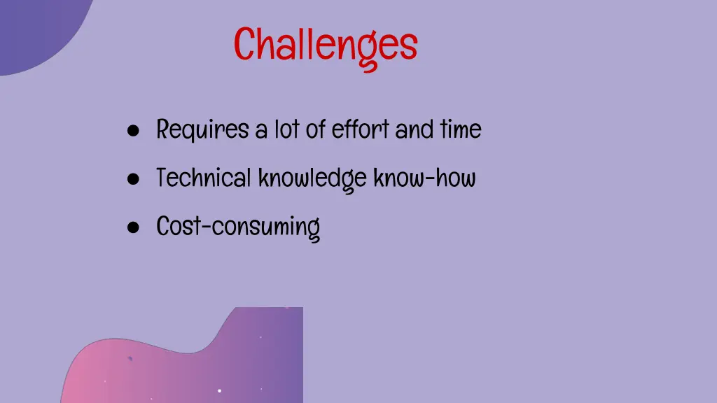 challenges