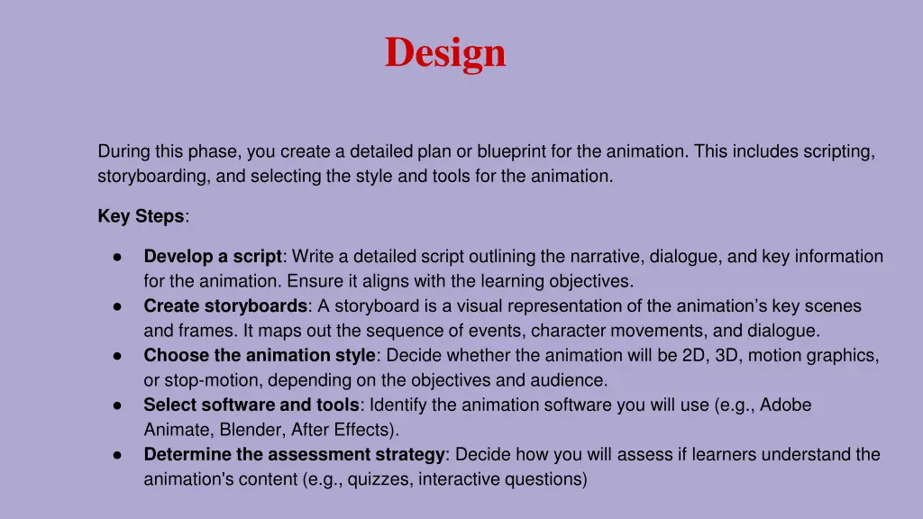 design