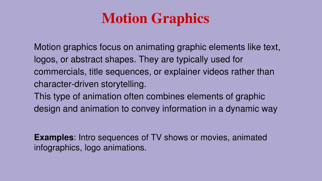 motion graphics