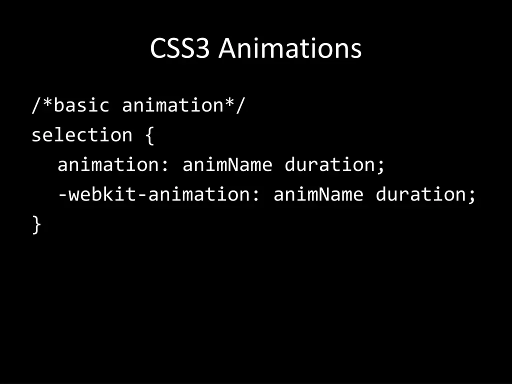 css3 animations 1