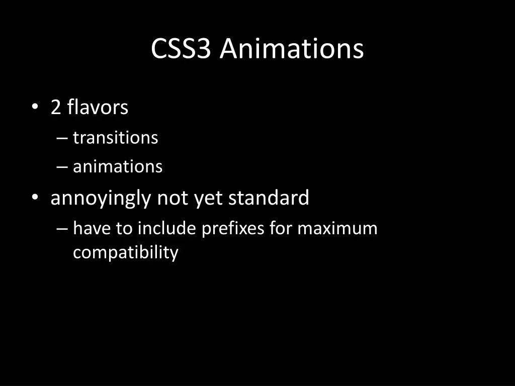 css3 animations