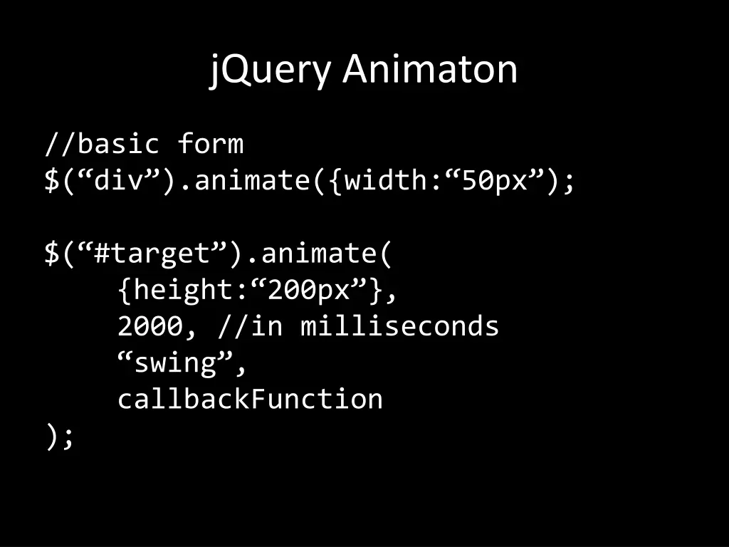 jquery animaton 1