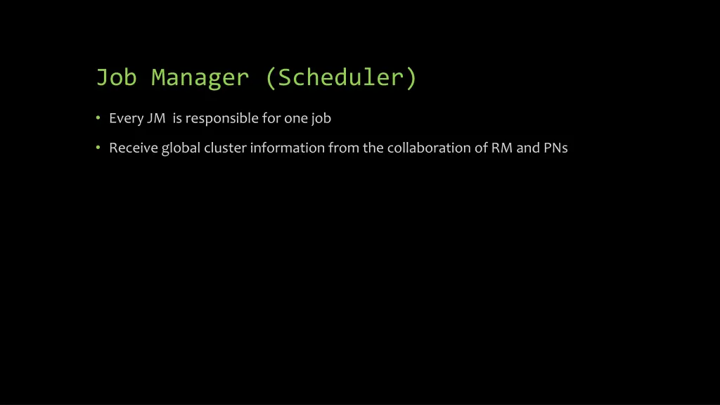 job manager scheduler