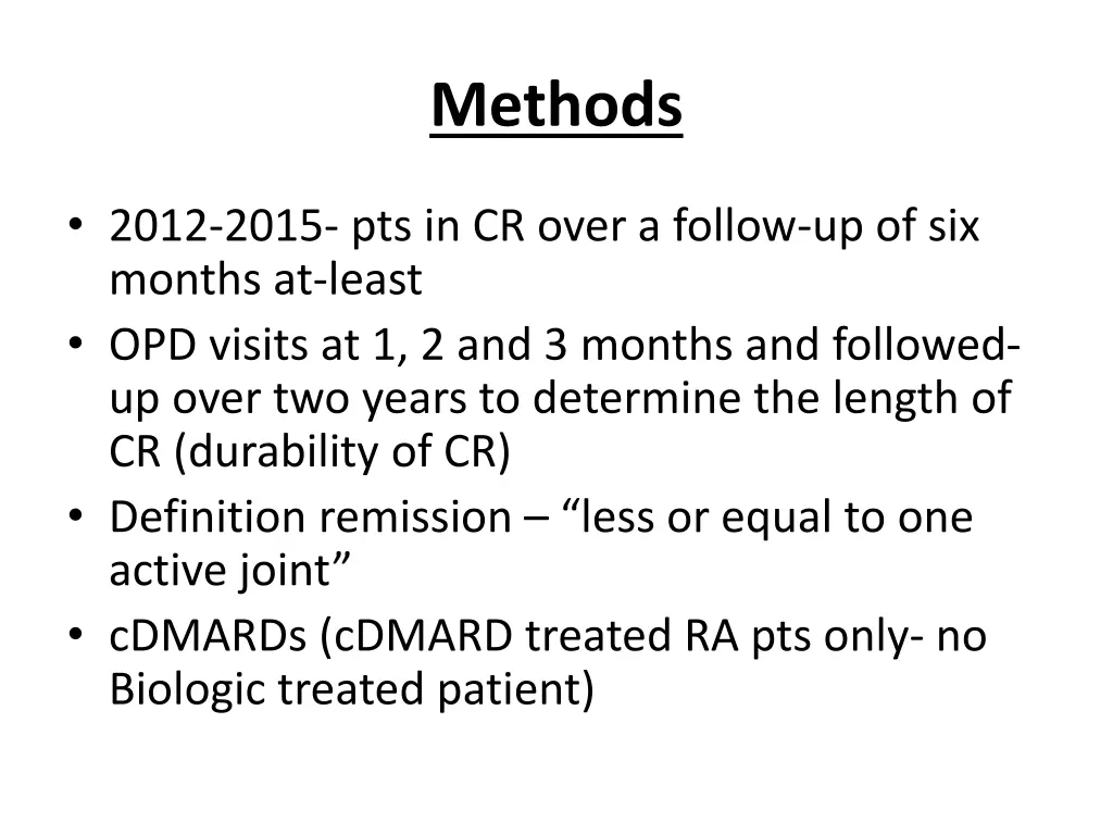 methods