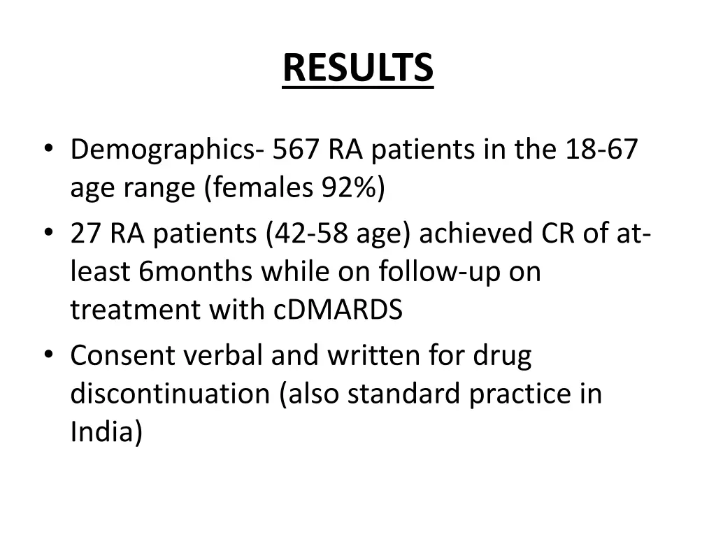 results
